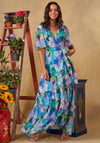 Hope & Ivy Everleigh Floral Wrap Maxi Dress, Multi