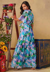 Hope & Ivy Everleigh Floral Wrap Maxi Dress, Multi