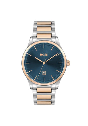 Hugo Boss Reason Two Tone Watch, Silver & Rose Gold