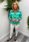 Betty Barclay So Cosy Abstract Print Jacket, Green Multi