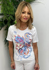 Barbara Lebek Graphic Print T-Shirt, White Multi