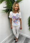 Barbara Lebek Graphic Print T-Shirt, White Multi