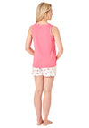 Indigo Sky Flamingo Sleeveless Short Pyjama Set, Pink