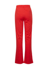 Ichi Flared Stretch Trousers, Red