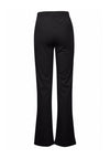 Ichi Flared Stretch Trousers, Black