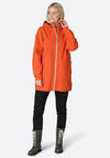 Ilse Jacobsen Rain 135 Long Raincoat, Warm Orange