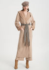 Camelot Open Long Coat, Beige