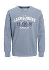 Jack & Jones Boy Andy Crew Neck Sweater, Flint Stone