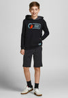 Jack & Jones Boy Basic Sweat Shorts, Black