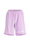 Jack & Jones Boys Digitali Sweat Shorts, Lavender
