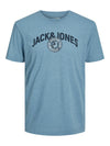 Jack & Jones Boys Ounce Logo Short Sleeve Tee, Mountain Spring