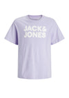 Jack & Jones Digitali Short Sleeve Tee, Lavender