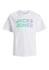 Jack & Jones Digitali Short Sleeve Tee, White