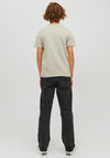 Jack & Jones Boys Jeans Short Sleeve Tee, Wrought Iron