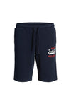 Jack & Jones Boys Logo Sweat Shorts, Navy Blazer
