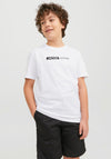 Jack & Jones Boys Neo Short Sleeve Tee, White