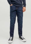 Jack & Jones Boy Glenn Original 550 Slim Jeans, Blue Denim