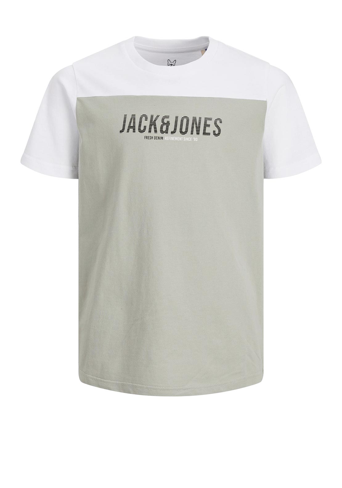 Jack & Jones Boys Edan Short Sleeve Tee, Wrought Iron