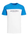 Jack & Jones Boys Edan Short Sleeve Tee, French Blue