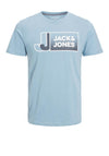 Jack & Jones Boys Logan Short Sleeve Tee, Mountain Spring