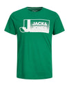 Jack & Jones Logan Big Scale T-Shirt, Verdant Green