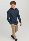 Jack & Jones Trekota Detail Shirt, Navy Blazer