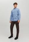 Jack & Jones Trekota Detail Shirt, Cashmere Blue