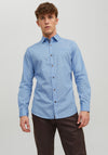 Jack & Jones Trekota Detail Shirt, Cashmere Blue