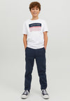 Jack & Jones Boy Travis Short Sleeve Tee, White