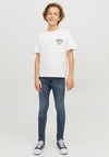 Jack & Jones Boys Liam Skinny Original 812 Jeans, Blue Denim