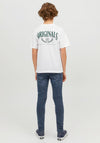 Jack & Jones Boys Liam Skinny Original 812 Jeans, Blue Denim