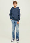 Jack & Jones Boys Star Roof Sweat Hoodie, Navy Blazer