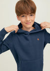 Jack & Jones Boys Star Roof Sweat Hoodie, Navy Blazer