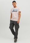 Jack & Jones Logan Big Scale T-Shirt, Violet Ice