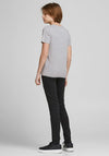 JJack & Jones Boys Corp Logo Short Sleeve Tee, Light Grey