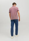 Jack & Jones Classic Polo Shirt, Red Dahlia