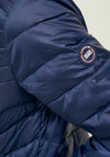 Jack & Jones Boys Hero Puffer Hooded Jacket, Navy