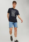 Jack & Jones Rick Shorts, Blue Denim