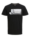 Jack & Jones Logan Big Scale T-Shirt, Black