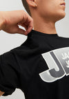 Jack & Jones Logan Big Scale T-Shirt, Black