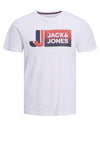 Jack & Jones Logan Big Scale T-Shirt, White