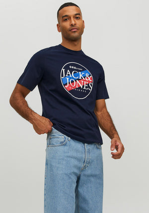 Jack & Jones Cody T-Shirt, Navy Blazer