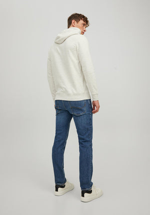 Jack & Jones Cody Hoodie, White Melange