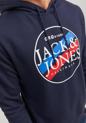 Jack & Jones Cody Hoodie, Navy Blazer