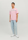 Jack & Jones Cody Summer T-Shirt, Prism Pink