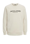 Jack & Jones Jake Logo Sweatshirt, Moonstruck