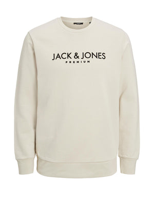 Jack & Jones Jake Logo Sweatshirt, Moonstruck