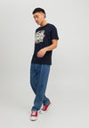 Jack & Jones Becs T-Shirt, Navy Blazer