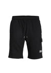 Jack & Jones Boy Statlas Cargo Sweat Short, Black