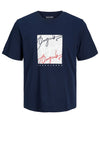 Jack & Jones Joshua T-Shirt, Navy Blazer